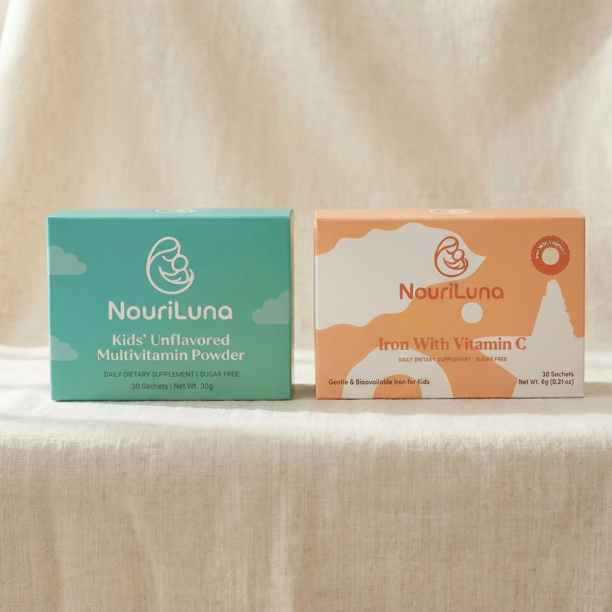 NouriLuna Essential Unflavored Multivitamin Powder