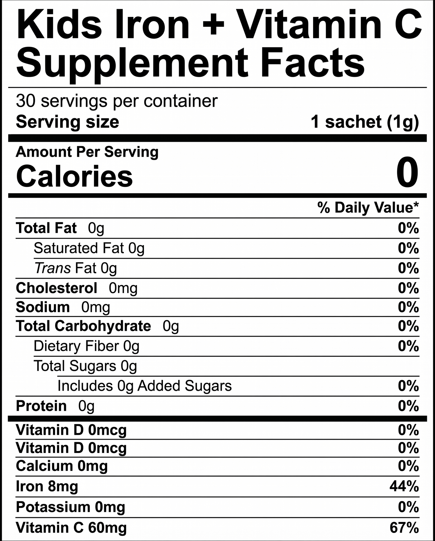 NouriLuna kids Essential Unflavored Multivitamin Powder