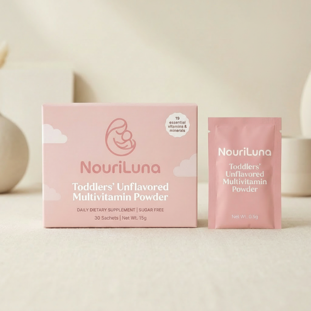 NouriLuna Toddlers' Essential Unflavored Multivitamin Powder