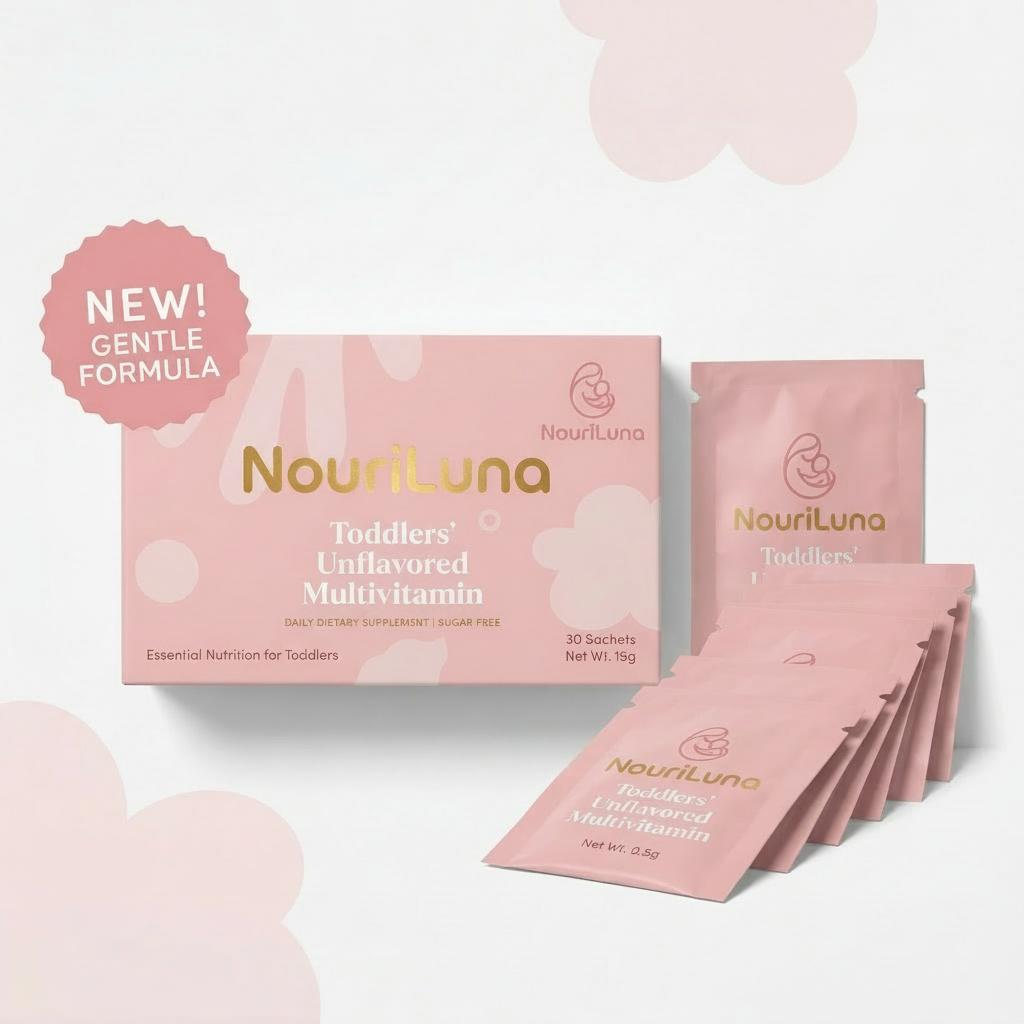 NouriLuna Toddlers' Essential Unflavored Multivitamin Powder