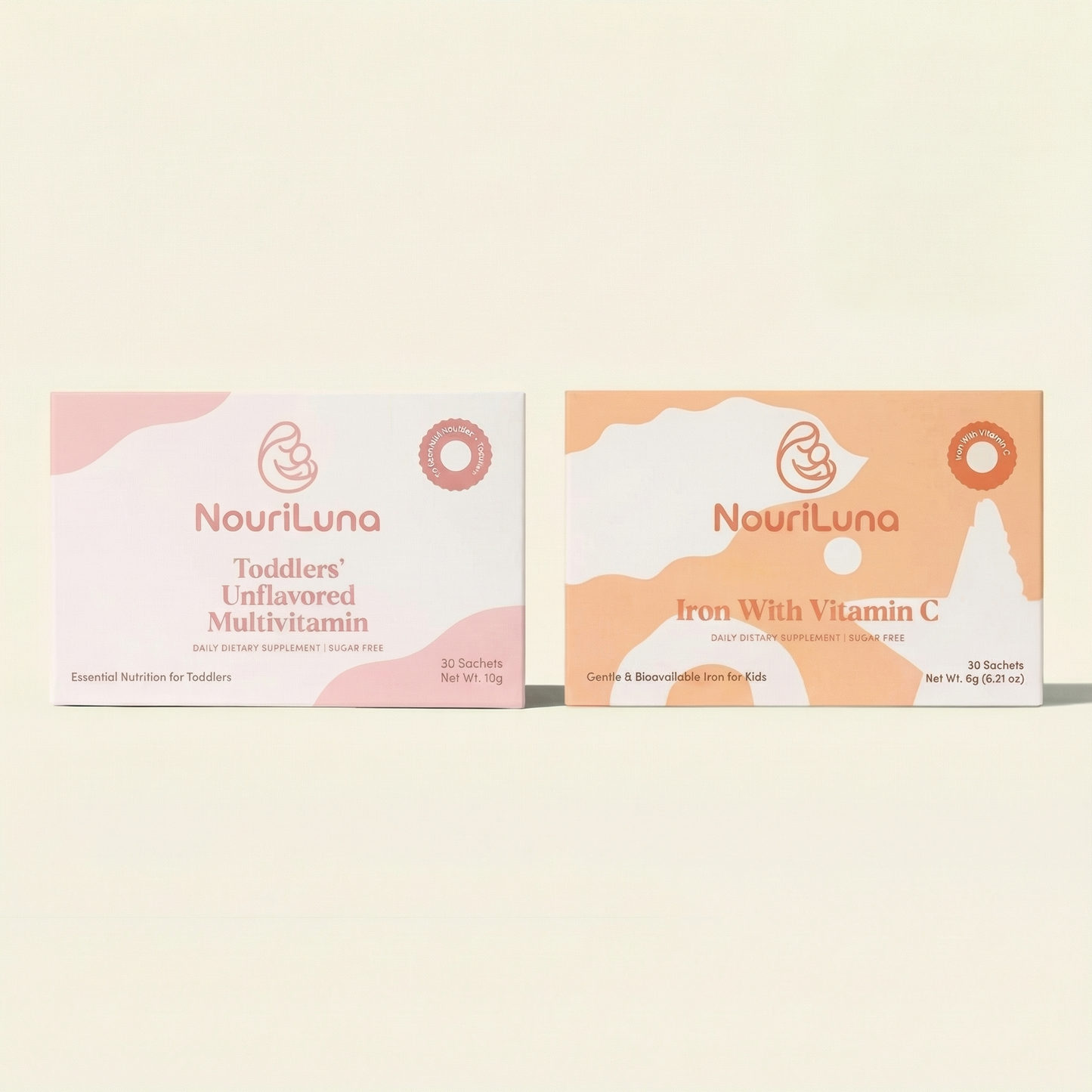 NouriLuna Toddlers' Essential Unflavored Multivitamin Powder
