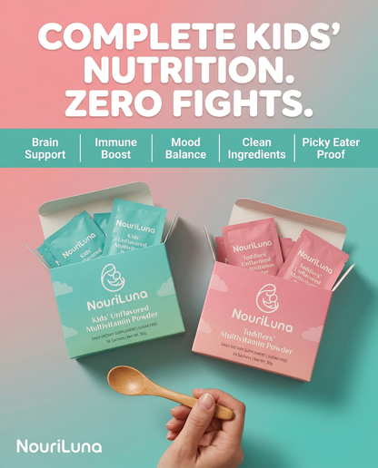 NouriLuna Essential Unflavored Multivitamin Powder