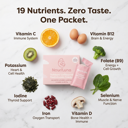 NouriLuna Essential Unflavored Multivitamin Powder