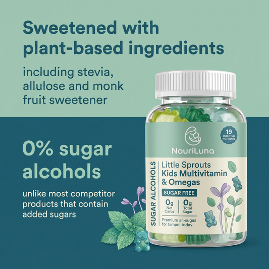 NouriLuna Little Sprouts Multivitamin Gummies